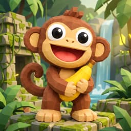 Monkey portrait